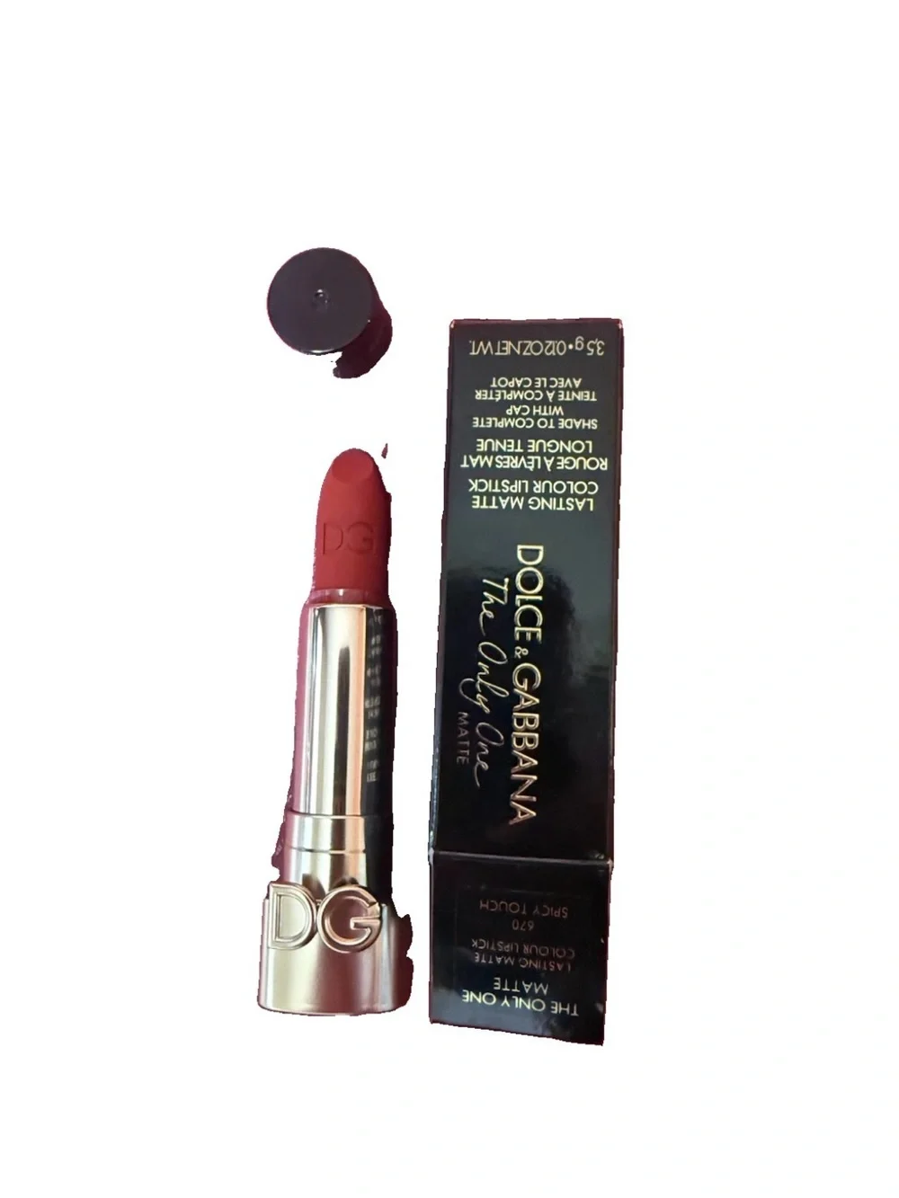 Dolce & Gabbana The Only One Matte Long Lasting Lipstick 520/670 0.12 oz